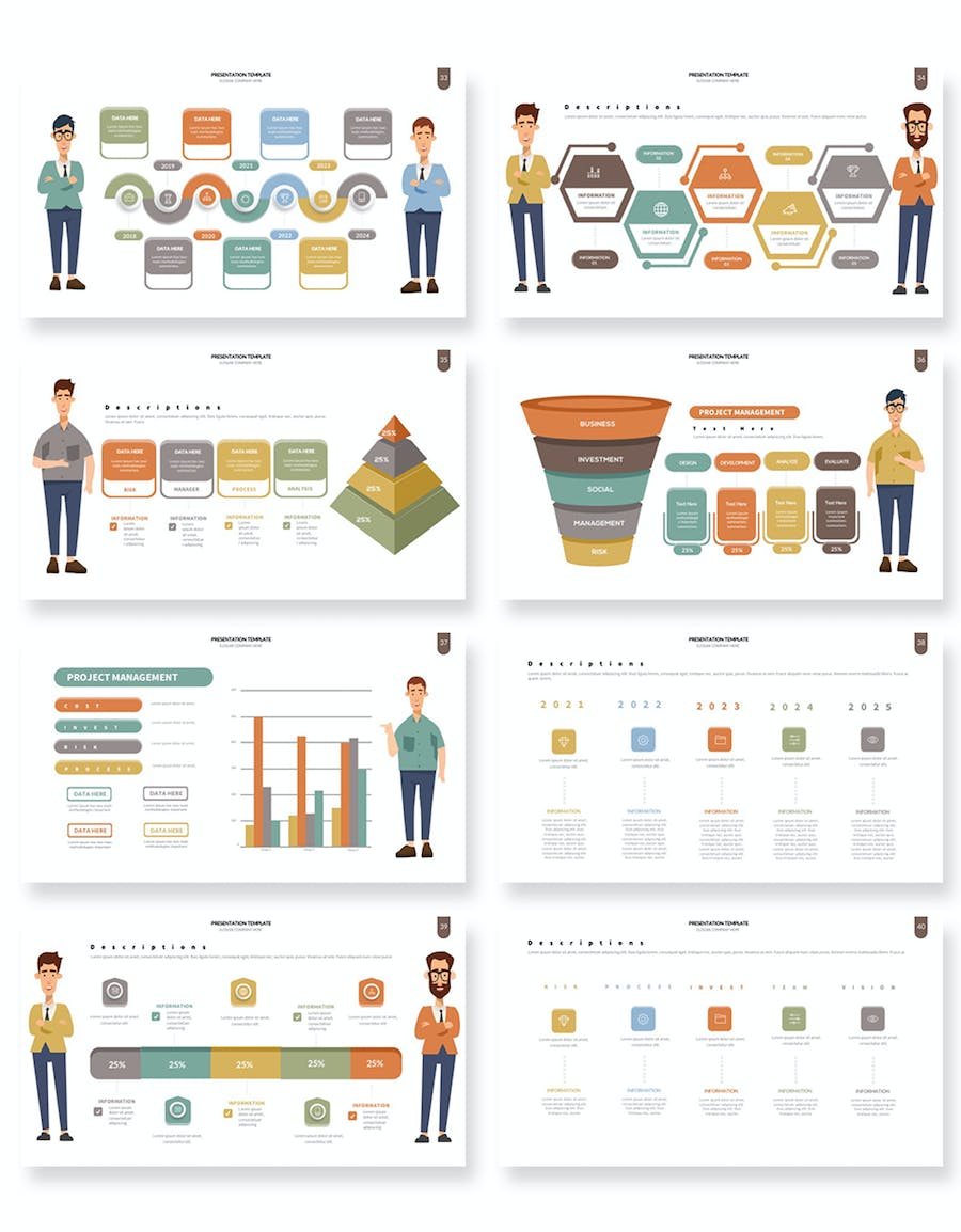 项目管理规划图形图表PPT模板 - 顶尖PPT