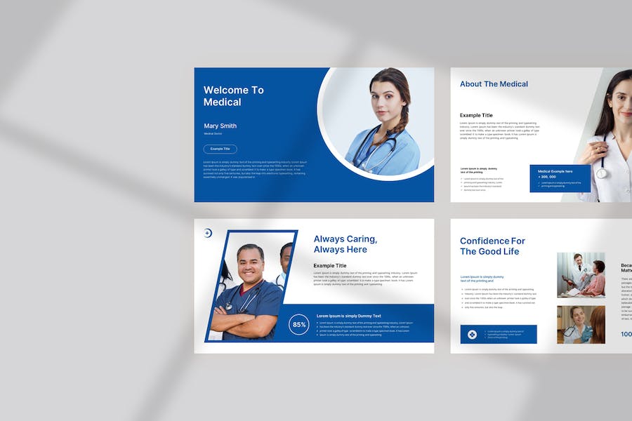 医疗诊疗展示演示方案PPT模板 - 顶尖PPT