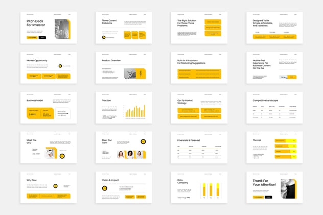项目投资时尚风格展示PPT模板 - 顶尖PPT