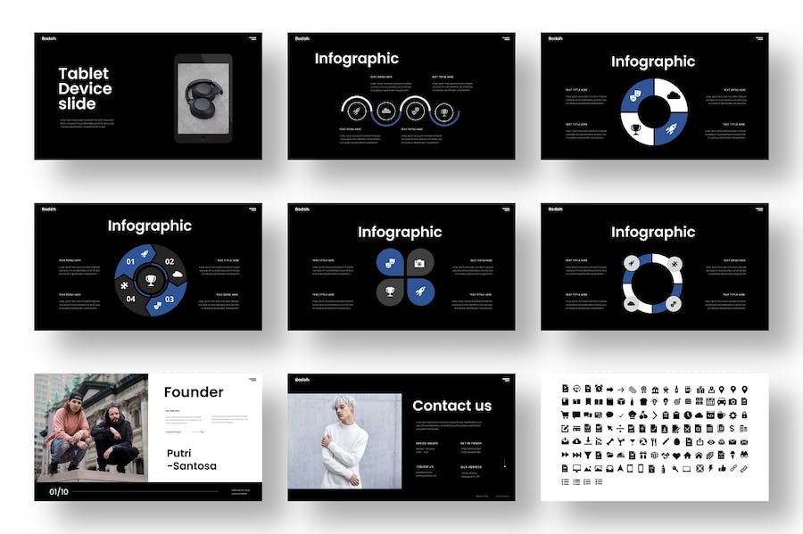 商务会议产品发布会商业计划keynote模板 - 顶尖PPT