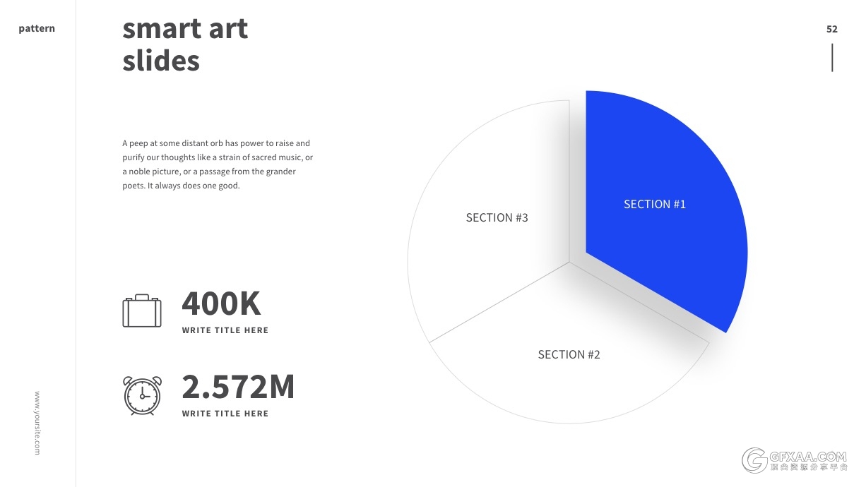 简约艺术杂志风格PPT模板 - 顶尖PPT