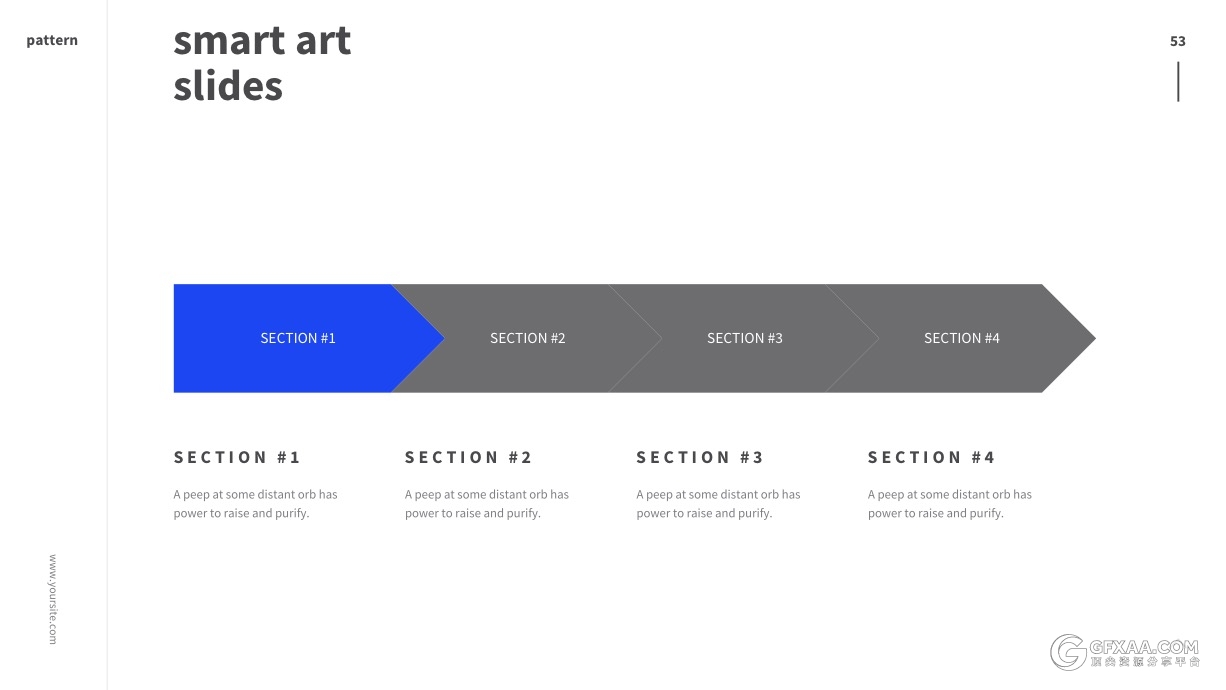 简约艺术杂志风格PPT模板 - 顶尖PPT