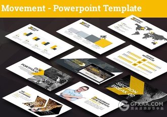 55页商务分析汇报PPT模板7种颜色主题 - 顶尖PPT