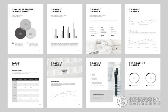 135页A4尺寸规格简约大气PPT模板 - 顶尖PPT