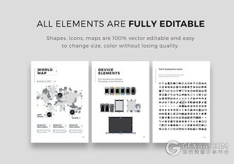 135页A4尺寸规格简约大气PPT模板 - 顶尖PPT