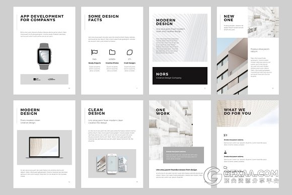 135页A4尺寸规格简约大气PPT模板 - 顶尖PPT