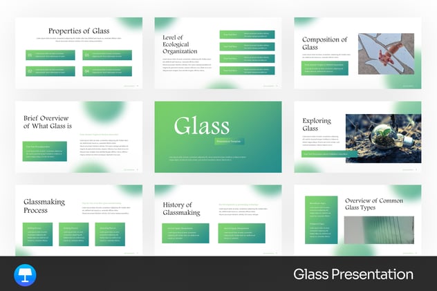 玻璃质感商务风格通用keynote模板 - 顶尖PPT