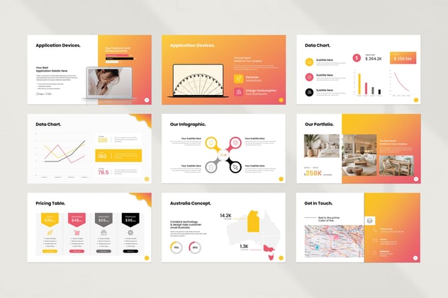 年度报告PowerPoint模板 - 顶尖PPT