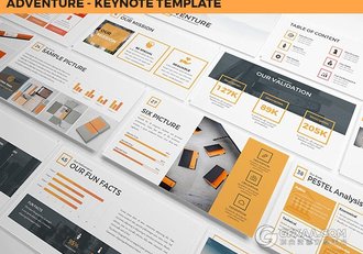 50多页商务团队公司介绍多用途PPT模板 - 顶尖PPT