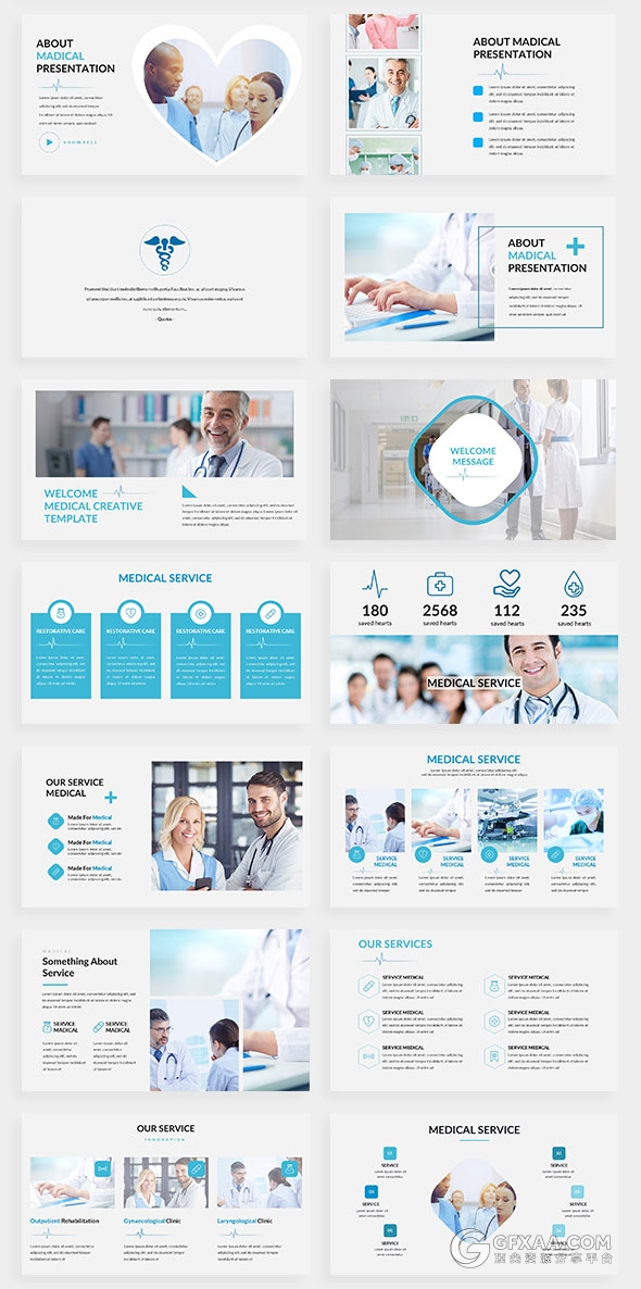 90页医疗护理医院医生PPT模板 - 顶尖PPT
