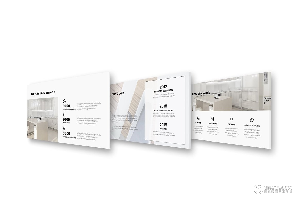 100多页建筑装修业务合作介绍keynote模板 - 顶尖PPT