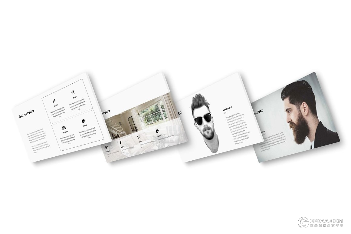 100多页建筑装修业务合作介绍keynote模板 - 顶尖PPT