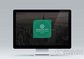 55页绿色扁平化商务PPT模板 - 顶尖PPT