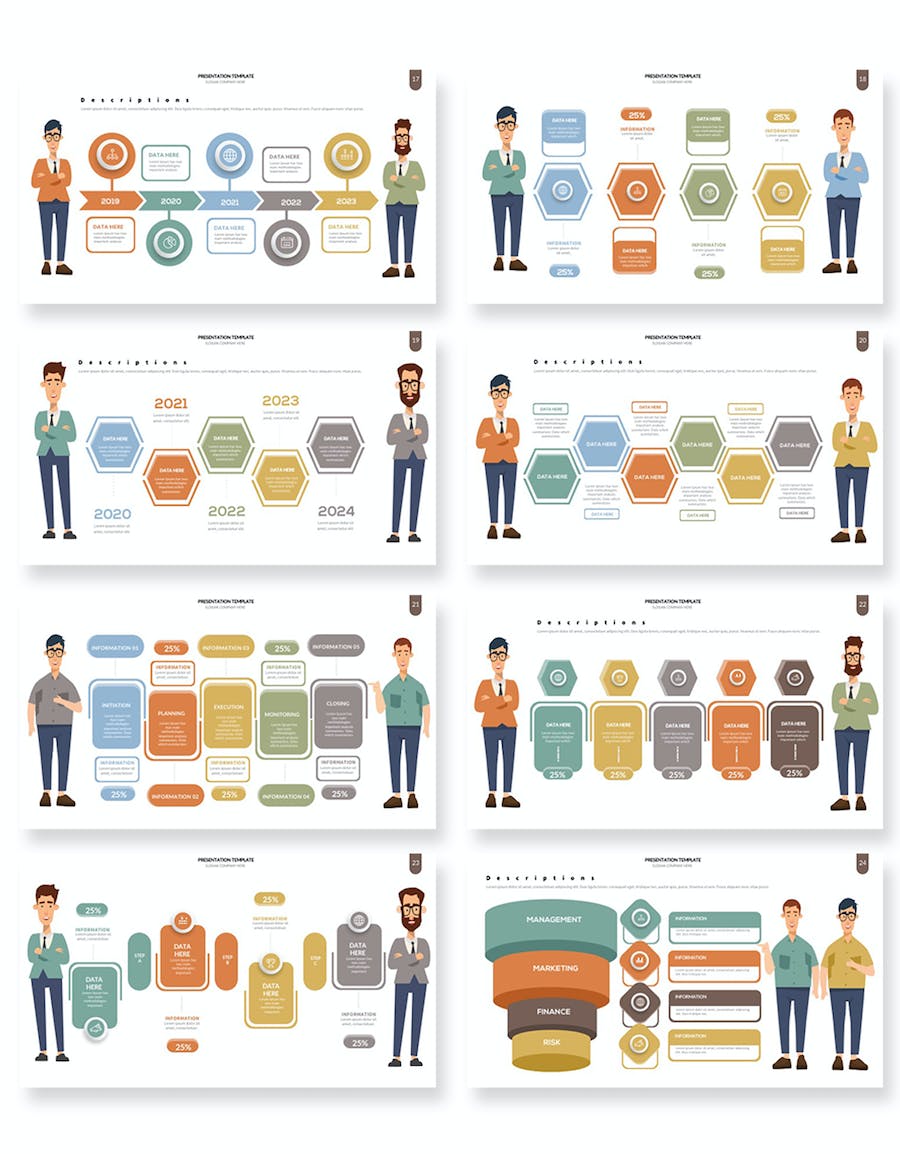 项目管理规划图形图表PPT模板 - 顶尖PPT