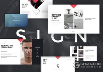 100多页简约大气流行风格keynote模板 - 顶尖PPT