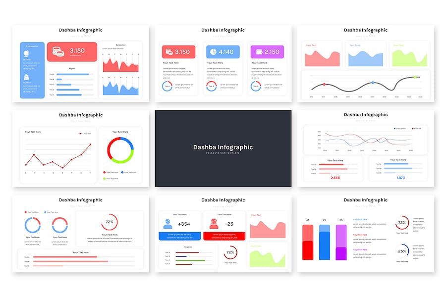 工作规划日期图表展示Keynote模板 - 顶尖PPT