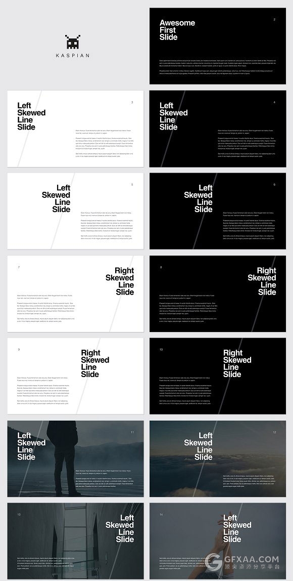 100多简约大气商务风格keynote模板 - 顶尖PPT