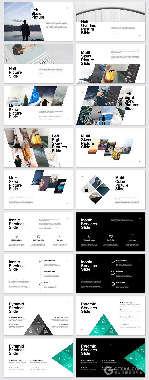 100多简约大气商务风格keynote模板 - 顶尖PPT