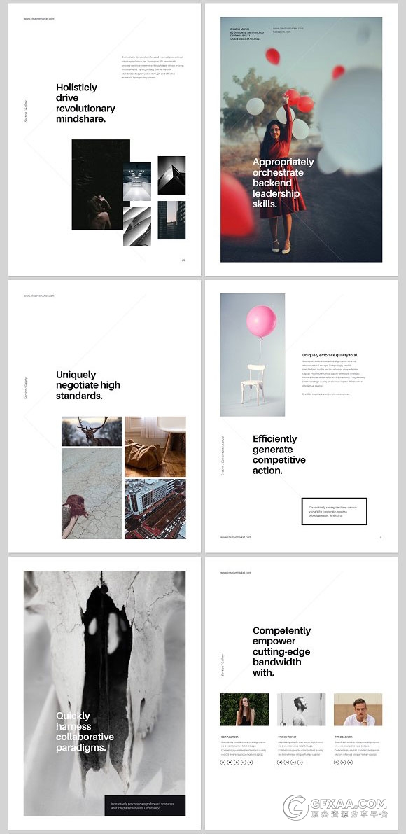 30多页A4画册模板keynote模板 - 顶尖PPT