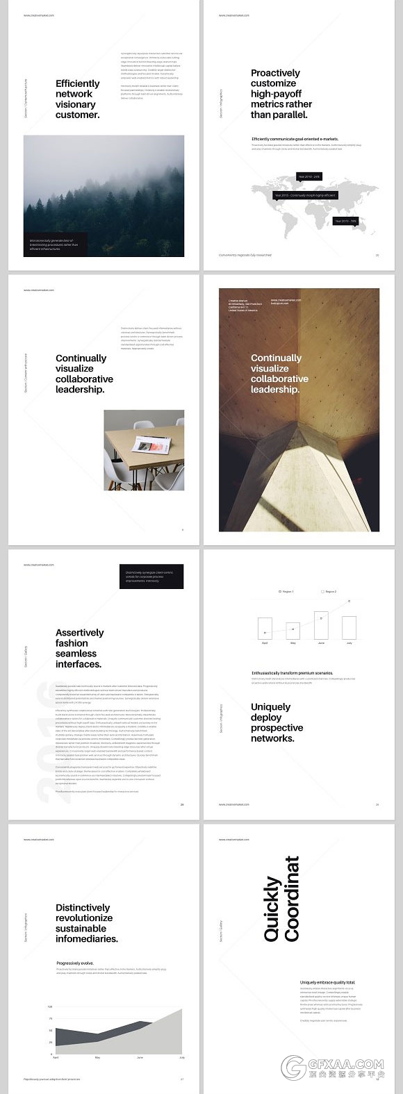 30多页A4画册模板keynote模板 - 顶尖PPT