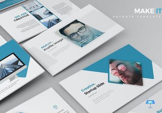 创意商业融资计划Keynote模板 - 顶尖PPT