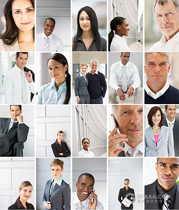 40张高清商务人物配图素材 - 顶尖PPT