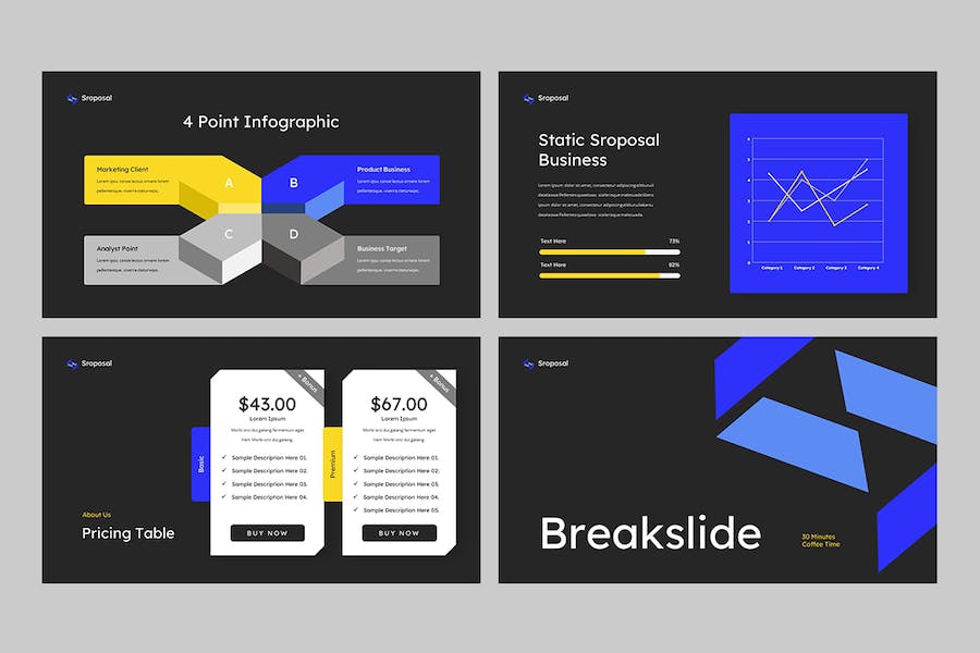 商务业务建议书融资提案Keynote模板 - 顶尖PPT