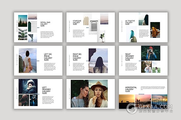 90多页简约文艺风格商务多功能keynote模板 - 顶尖PPT