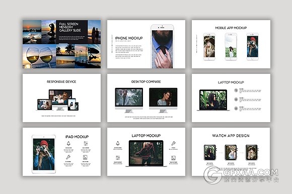 90多页简约文艺风格商务多功能keynote模板 - 顶尖PPT