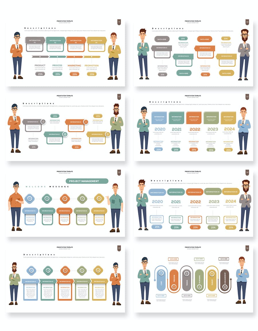 项目管理规划图形图表PPT模板 - 顶尖PPT
