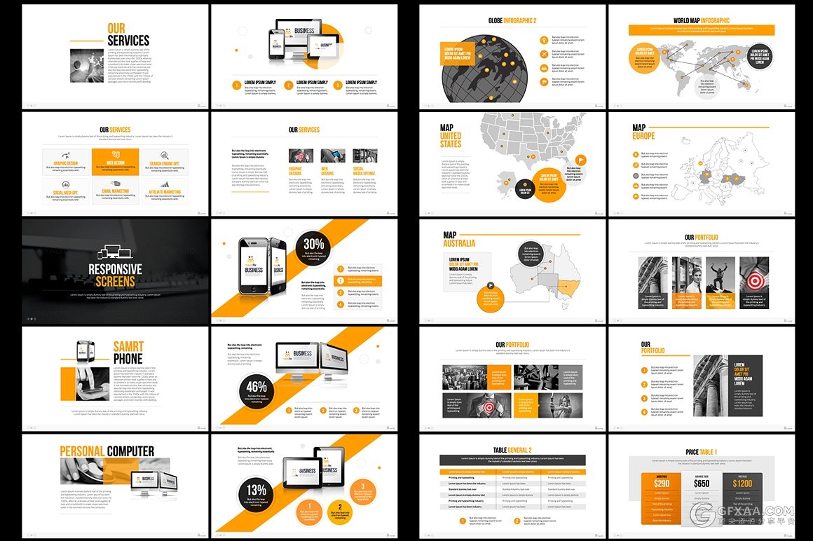 97页建筑工程介绍分析商务多用途PPT模板 - 顶尖PPT
