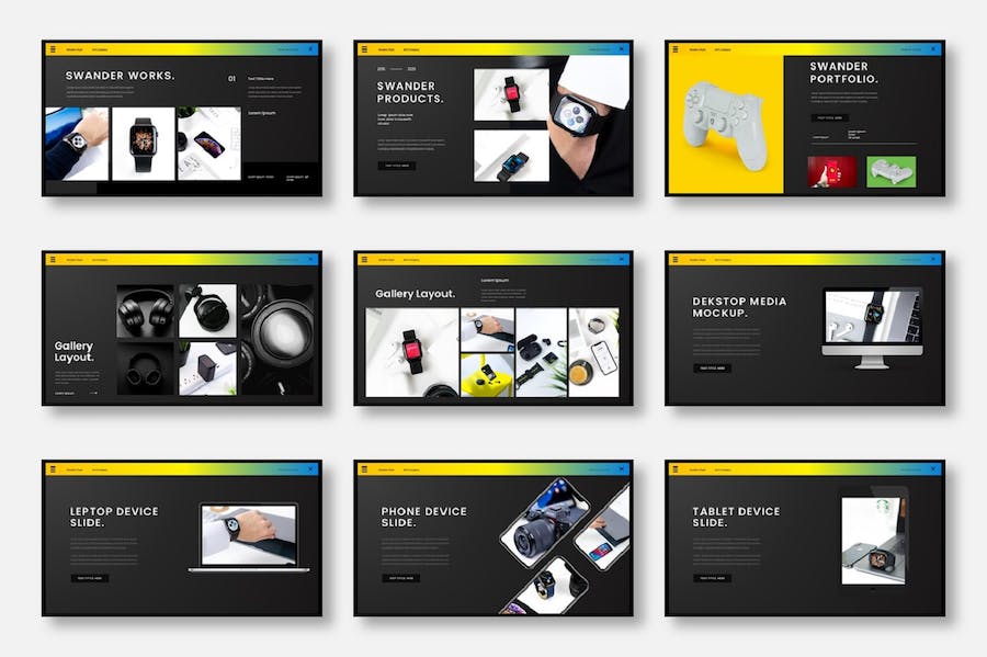 商业企业项目合作推介Keynote模板 - 顶尖PPT