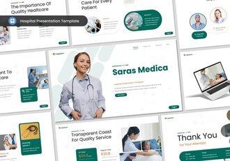 医院日常运营学术交流患者服务keynote模板 - 顶尖PPT