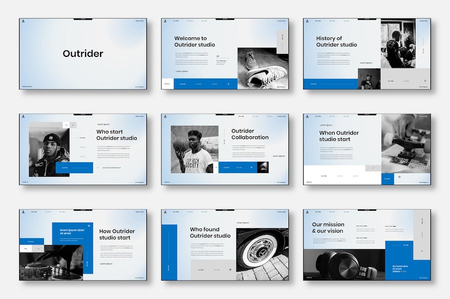 商务企业组织讲述展示Keynote模板 - 顶尖PPT