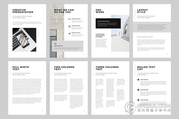 135页A4尺寸规格简约文艺风格keynote模板 - 顶尖PPT