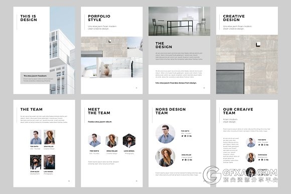 135页A4尺寸规格简约文艺风格keynote模板 - 顶尖PPT