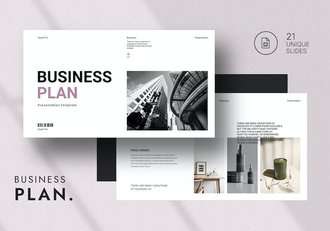 业务计划国外PPT模板 - 顶尖PPT