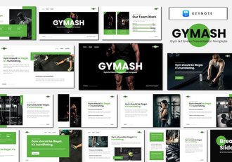 体操健身训练方案讲述Keynote模板 - 顶尖PPT