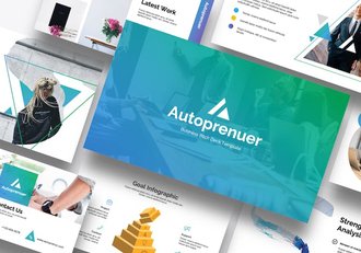 欧美商务商业风格PPT模板 - 顶尖PPT