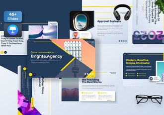 企业公司年度总结汇报Keynote模板 - 顶尖PPT