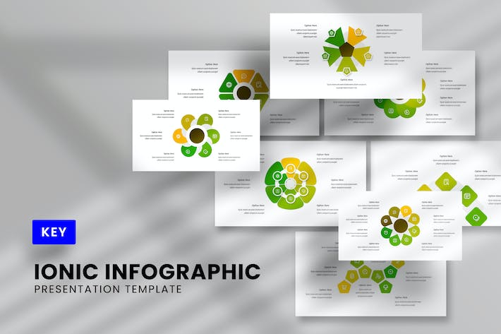 环形关系图keynote模板 - 顶尖PPT