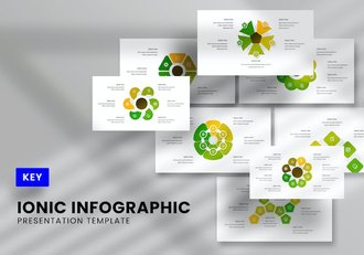 环形关系图keynote模板 - 顶尖PPT