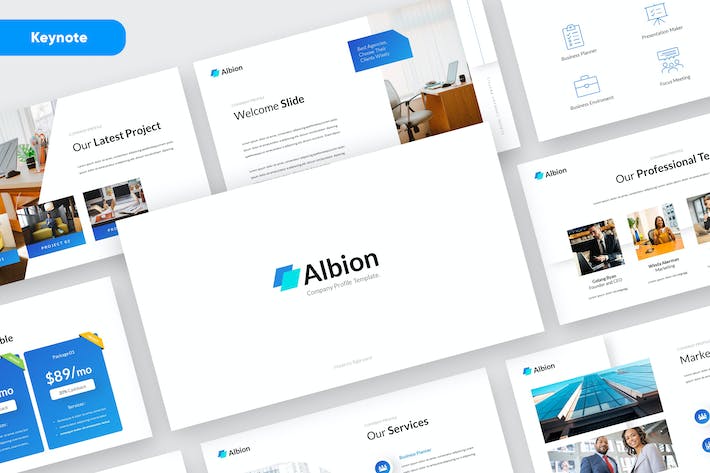 公司简介企业宣传展示Keynote模板 - 顶尖PPT