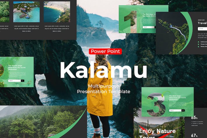 旅游度假PPT模板 - 顶尖PPT