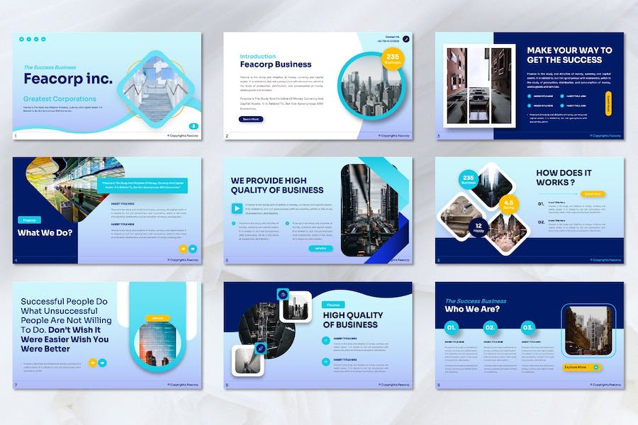 企业公司讲述展示推介方案PPT模板 - 顶尖PPT