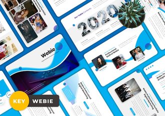 网页数字营销推广策略Keynote模板 - 顶尖PPT