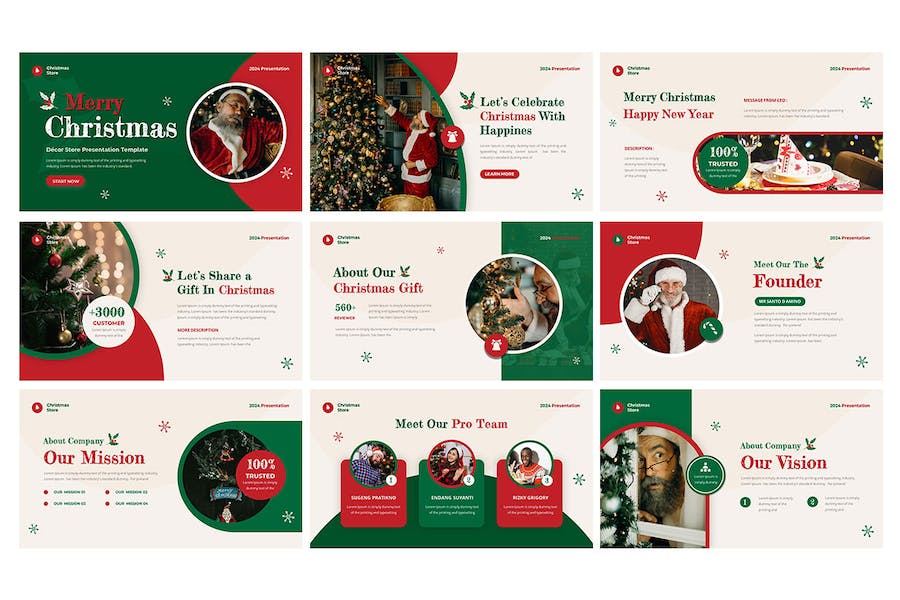 圣诞节活动策划宣传PPT模板 - 顶尖PPT