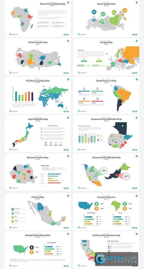 367页大型精美动画多用途PPT模板 - 顶尖PPT