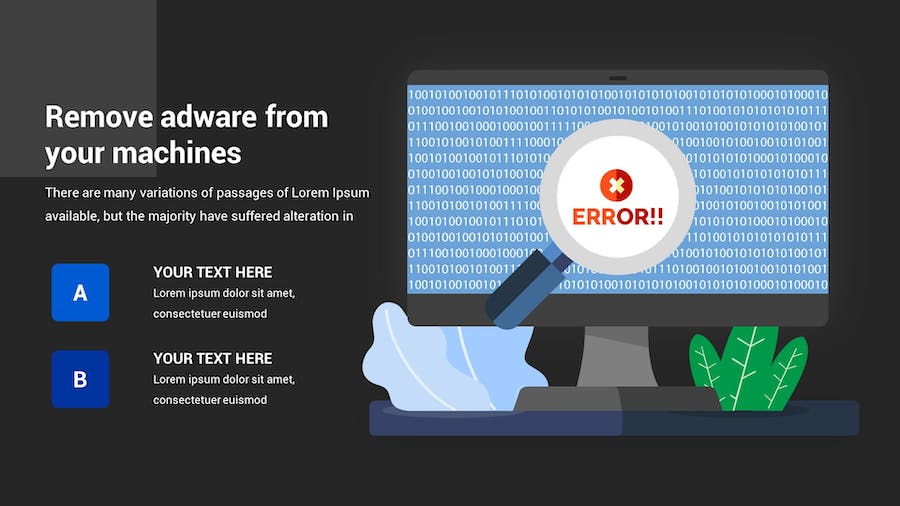 网络安全防护信息安全Keynote模板 - 顶尖PPT