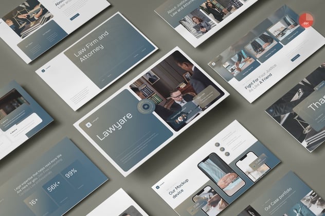 法律与律师服务介绍PPT模板 - 顶尖PPT